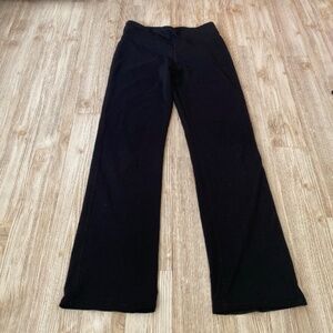 Women's long black Champion high waisted straight leg yoga pants